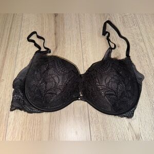 Victoria secret plunge Black Lace Bra